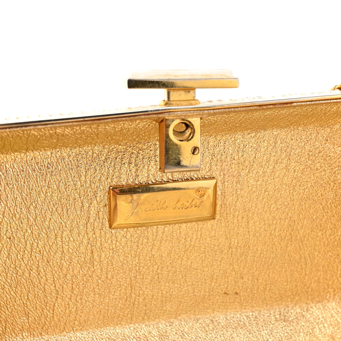 Swarovski Crystal Minaudiere Clutch Silver Gold