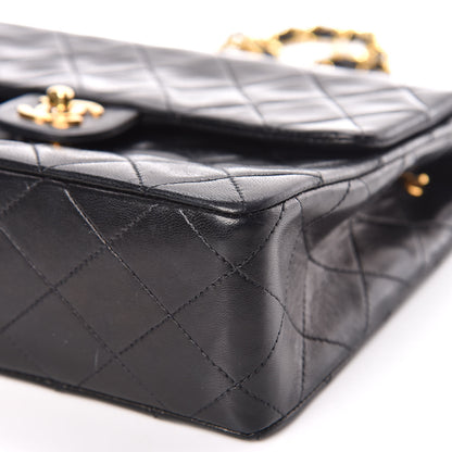 Chanel Lambskin Quilted Mini Square Flap Black 6 of 15