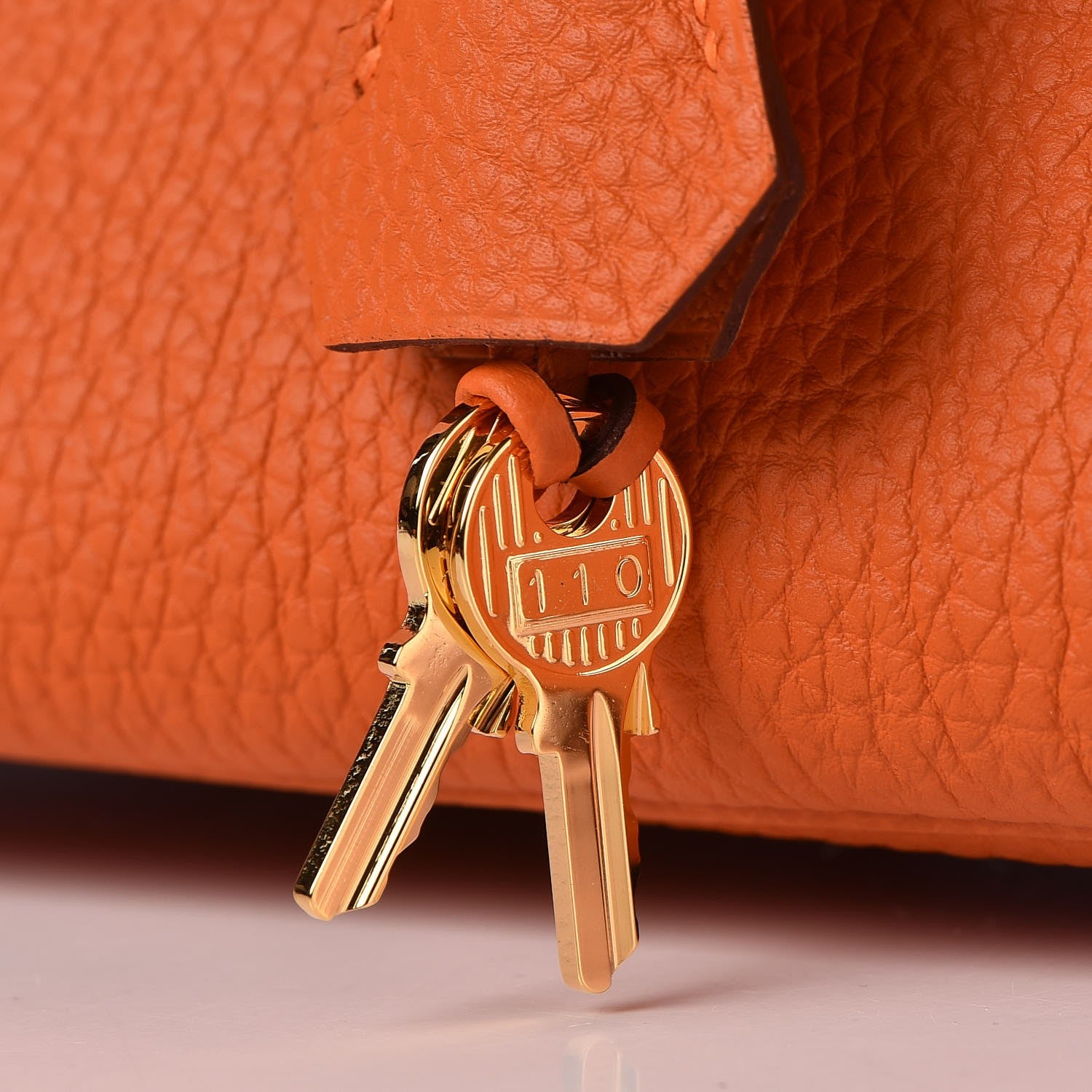 Hermes Togo Birkin 35 Orange 32 of 36