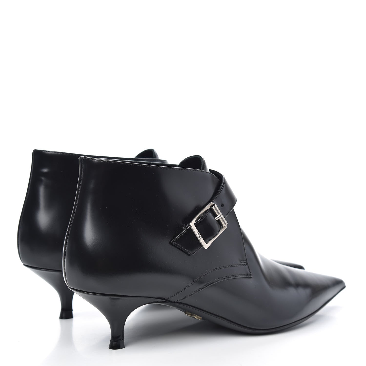Christian Dior Calfskin Ankle Boots 39 Black 4 of 7