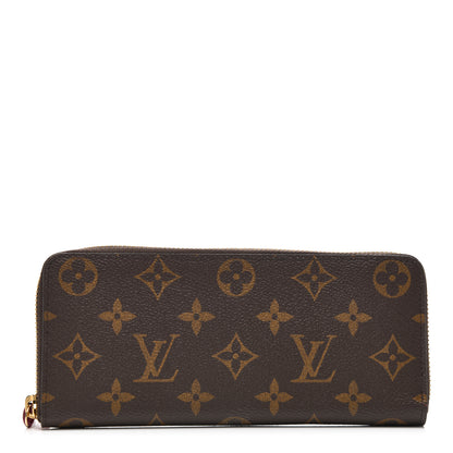 Louis Vuitton Monogram Clemence Wallet Fuchsia 1 of 6