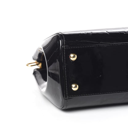 Louis Vuitton Vernis Brea MM Black 5 of 9