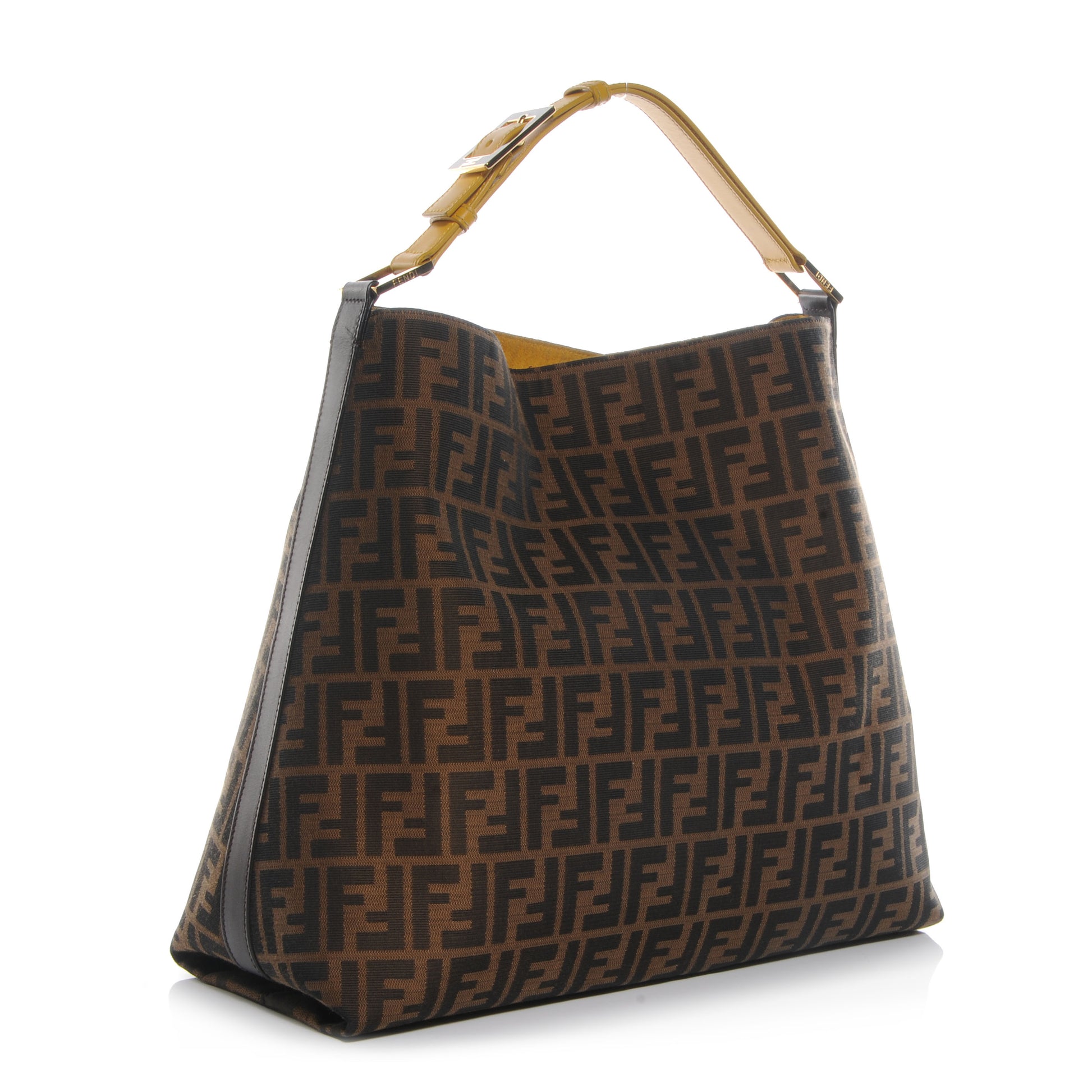 Fendi Zucca Large Hobo Tobacco 3 of 11