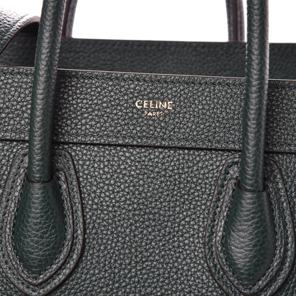 Celine Drummed Calfskin Nano Luggage Amazone 10 of 10