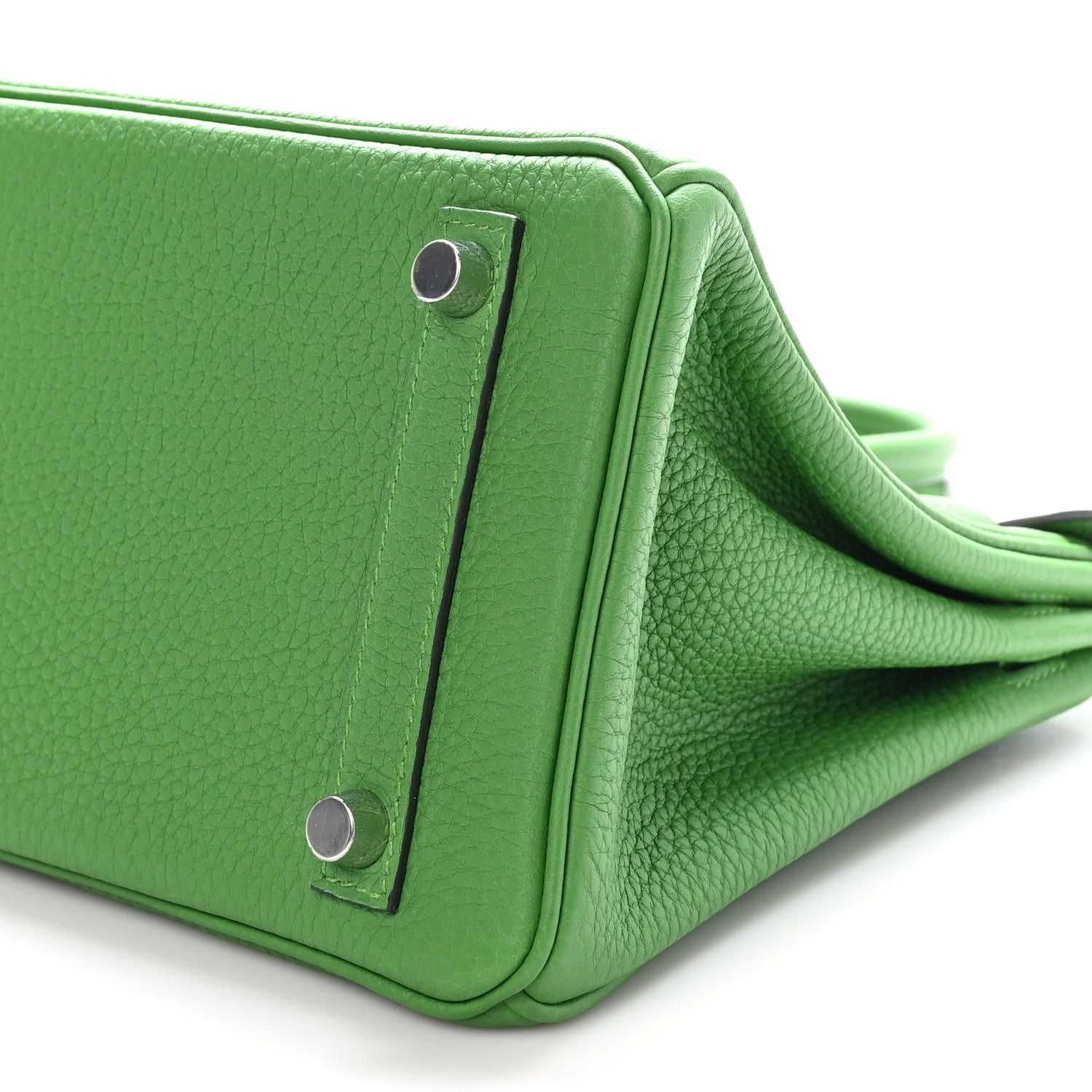 Hermes Togo Birkin 25 Vert Yucca 10 of 11