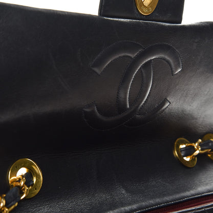 Chanel Lambskin Quilted XL Jumbo Single Flap Black 9 of 11
