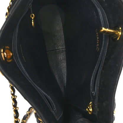 Chanel Lambskin Quilted CC Shoulder Bag Black 5 of 10