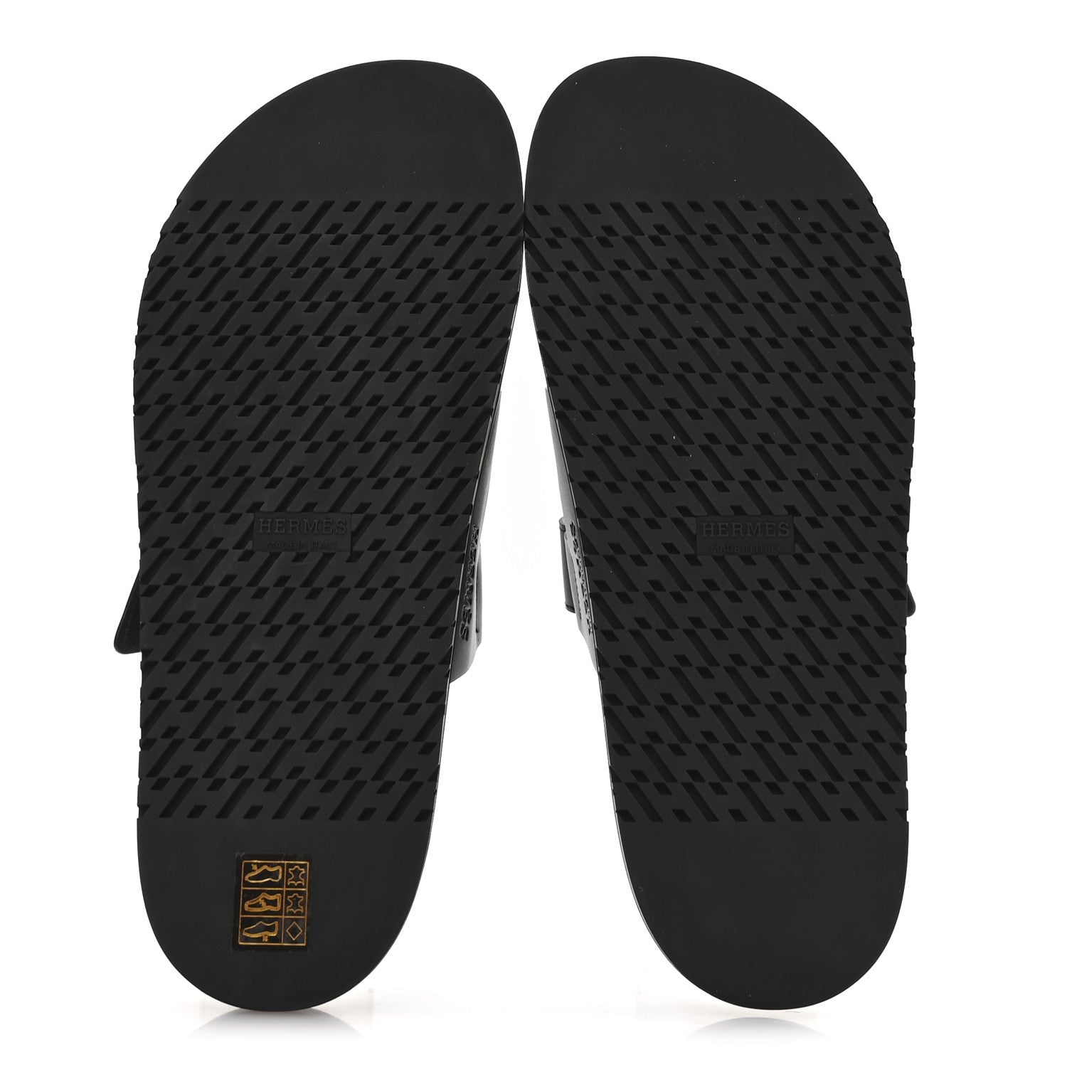 Hermes Calfskin Womens Chypre Sandals 40 Black 11 of 18