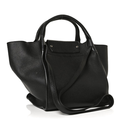 Celine Supple Grained Calfskin Small Long Strap Big Bag Black 3 of 13