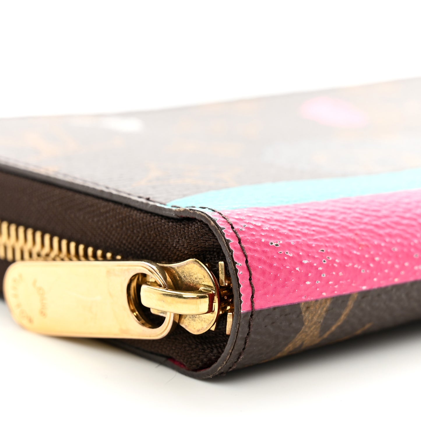 Monogram 2015 Christmas Animation Zippy Wallet Hibiscus