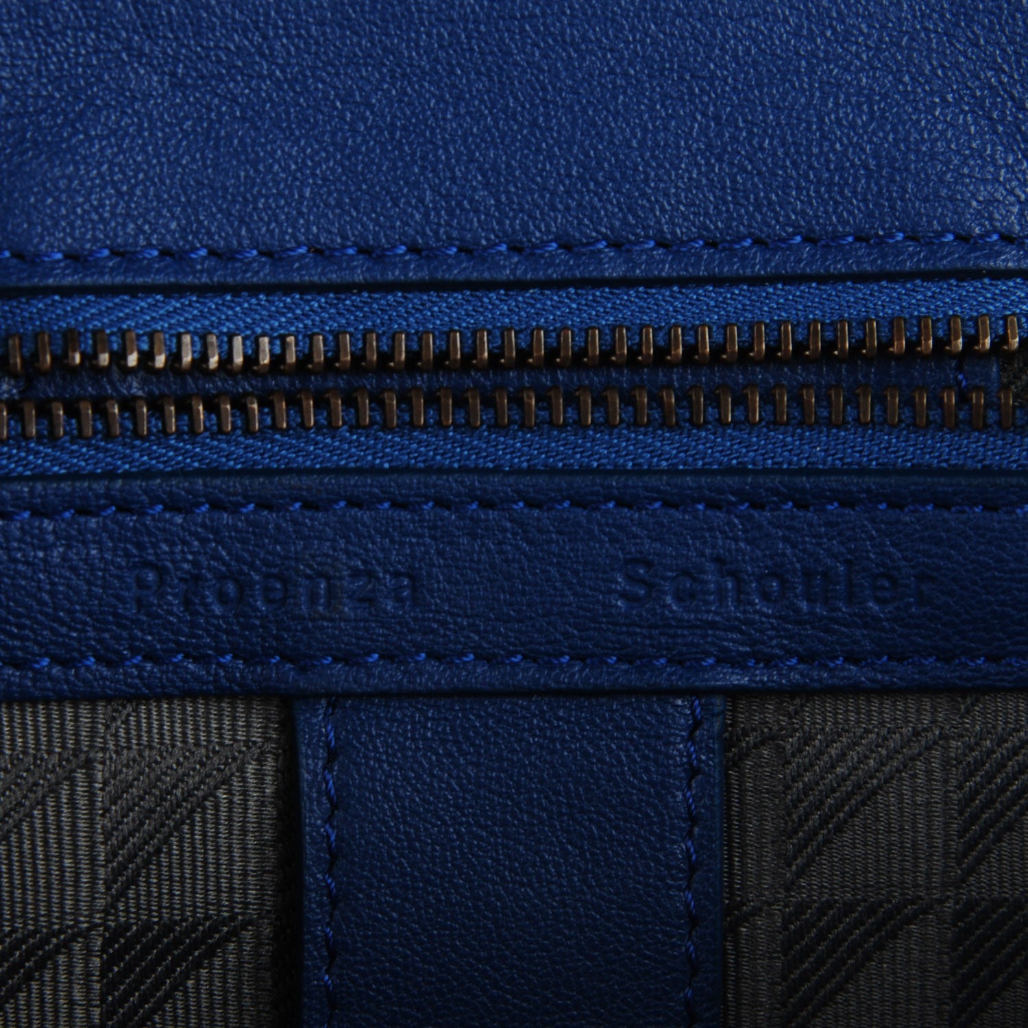 Proenza Schouler Lambskin PS1 Medium Satchel Royal Blue 12 of 13