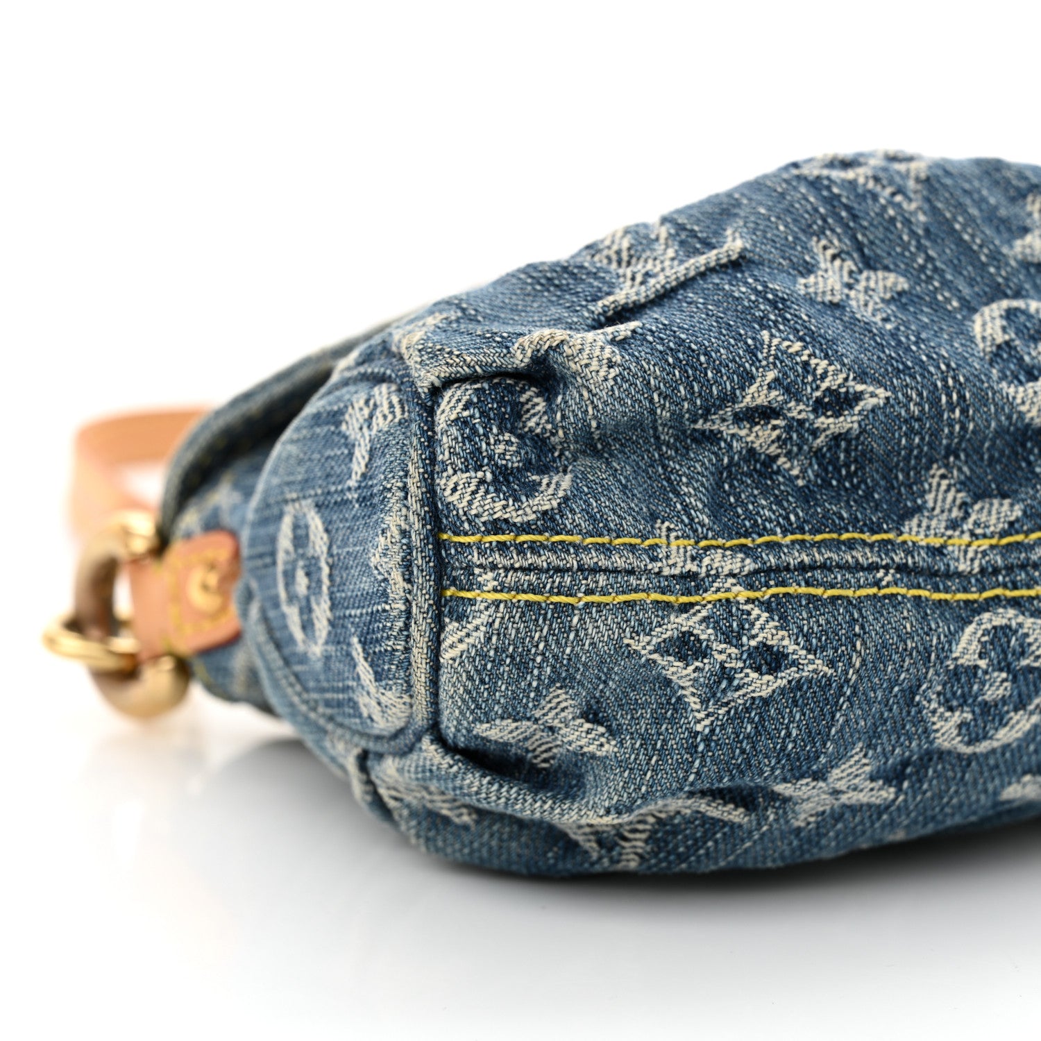 Louis Vuitton Monogram Denim Mini Pleaty Blue 9 of 13