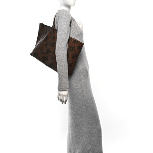 Nappa Intrecciato Butterfly Tote Brown