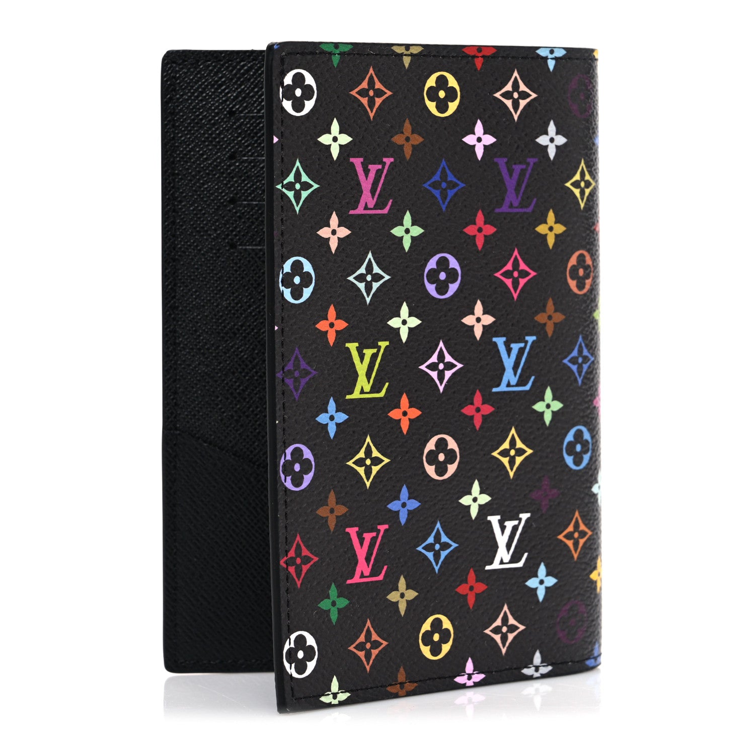 Louis Vuitton LV X TM Monogram Multicolor Passport Cover Black 3 of 7