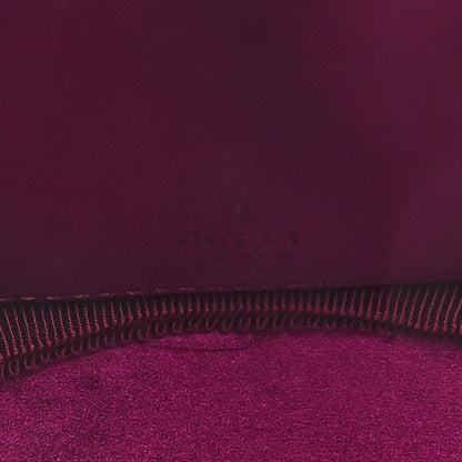 Gucci Velvet Matelasse Mini GG Marmont 2.0 Bucket Bag Fuchsia Violet Cyclamen 6 of 8