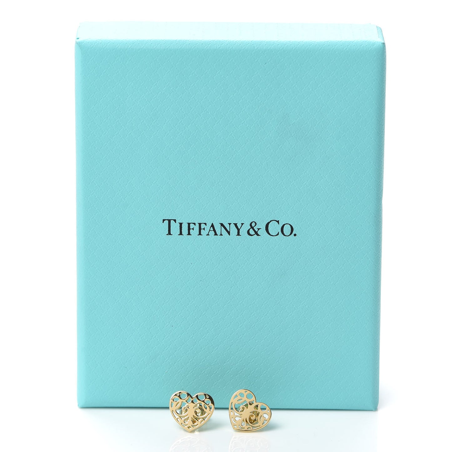 18K Yellow Gold Enchant Heart Earrings