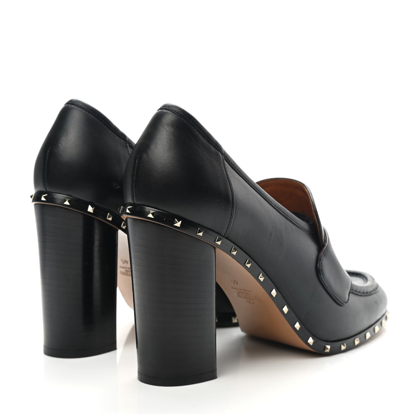 Nappa Soul Rockstud Loafer 100mm Pumps 41 Black