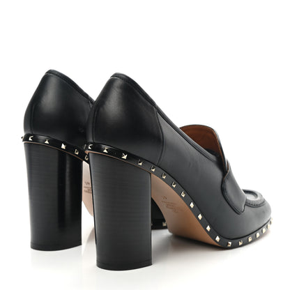 Valentino Garavani Nappa Soul Rockstud Loafer 100mm Pumps 41 Black 4 of 13