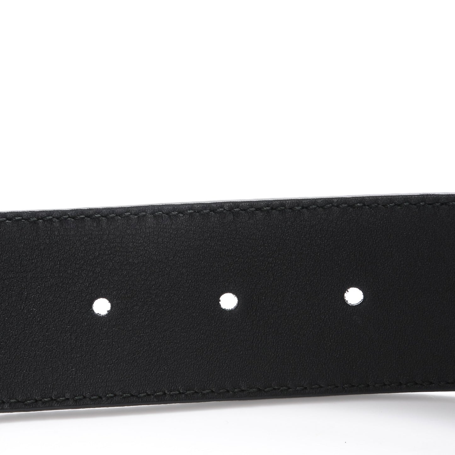 Moon Calfskin Double G 40mm Belt 75 30 Black