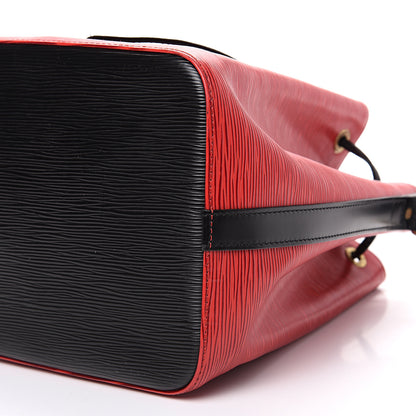 Louis Vuitton Epi Petit Noe Red Black 7 of 9
