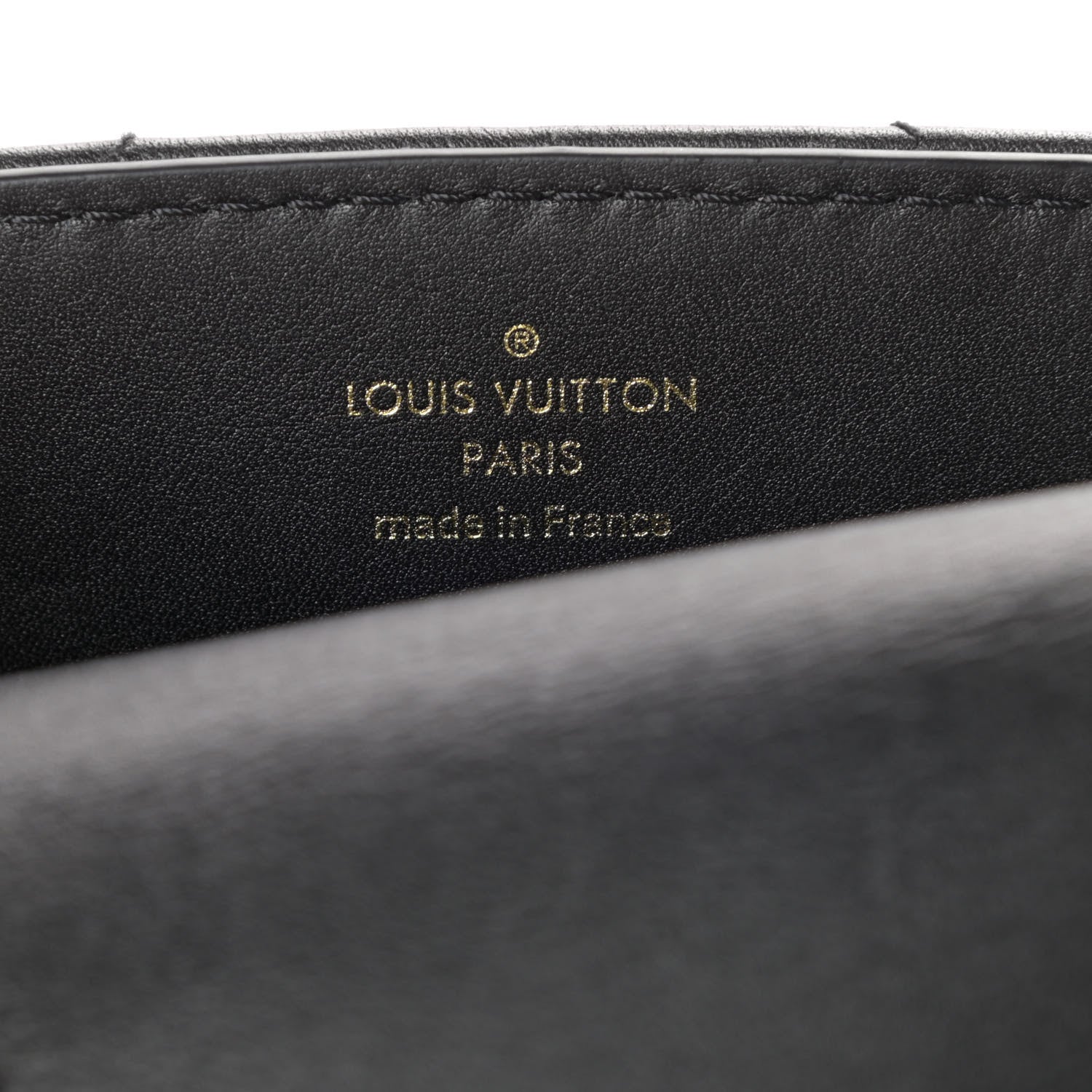 Louis Vuitton Calfskin New Wave Chain Tote Black 7 of 9