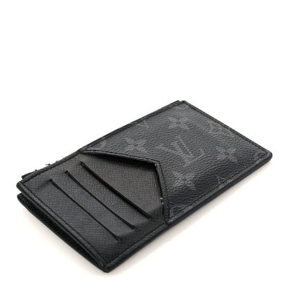 Louis Vuitton Monogram Eclipse Taiga Coin Card Holder 4 of 9