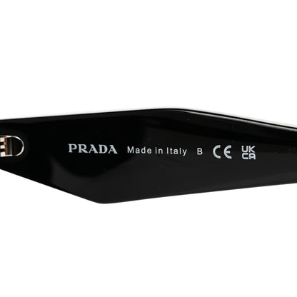 Prada Acetate Symbole Sunglasses SPR 19Z Black 6 of 6