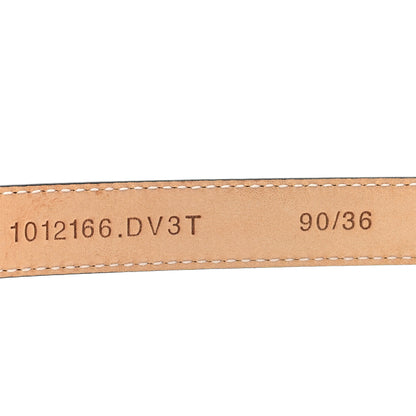 Versace Calfskin 20mm Belt 90 36 Black 4 of 5