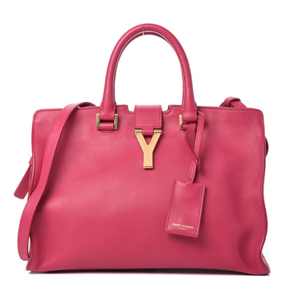 Saint Laurent Calfskin Small Classic Y Cabas Fuchsia 1 of 11