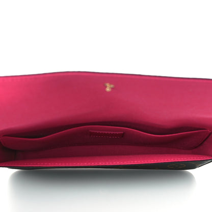 Louis Vuitton Monogram 2021 Christmas Animation Hollywood Pochette Felicie Chain Wallet Fuchsia 5 of 9