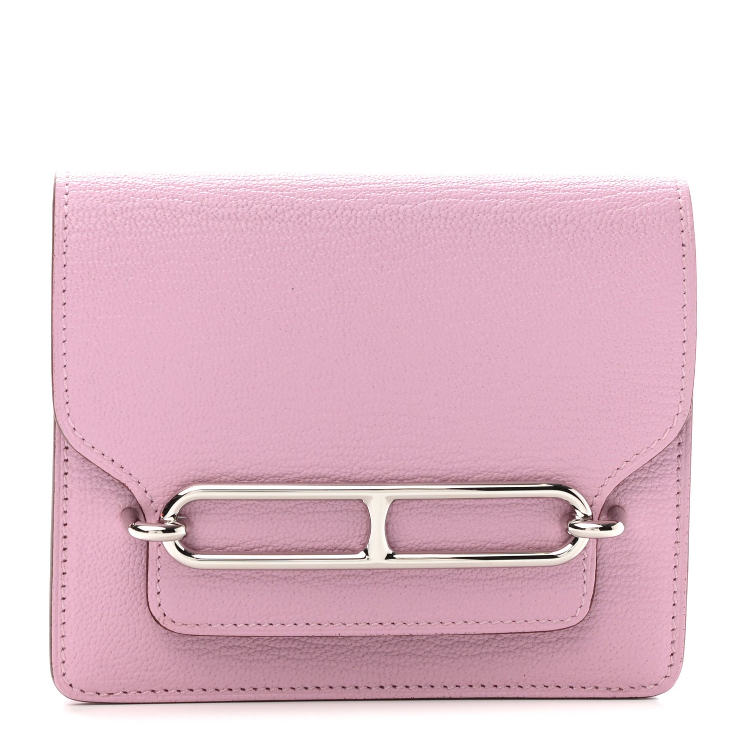 Chevre Mysore Roulis Slim Wallet Mauve Sylvestre