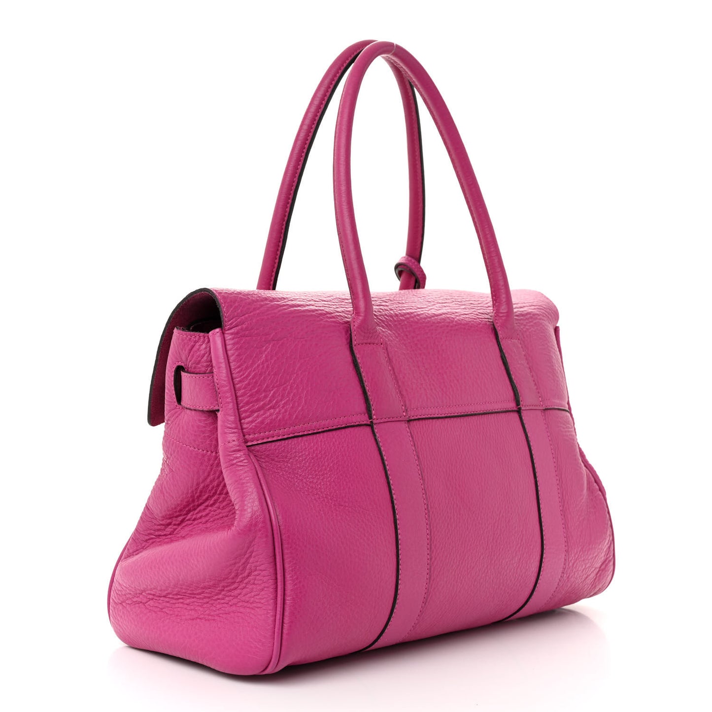 Natural Leather Bayswater Hot Fuchsia