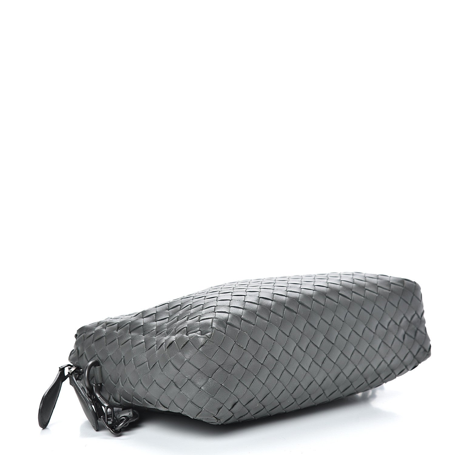 Bottega Veneta Nappa Intrecciato Small Camera Bag New Light Grey 3 of 13