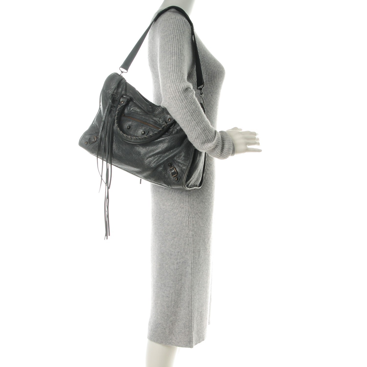 Balenciaga Agneau Classic Hardware City Anthracite 2 of 11