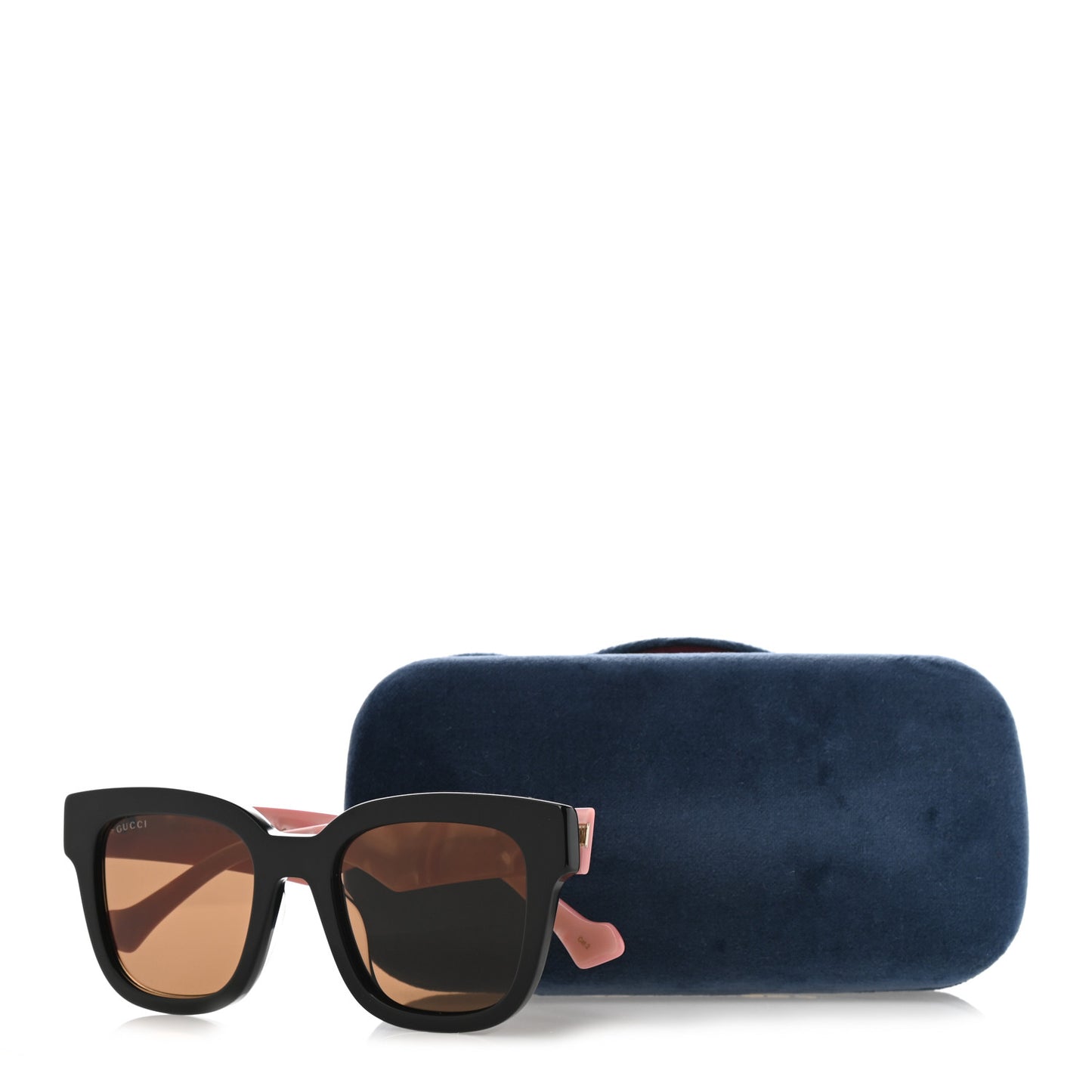 Rectangle 52mm Frame Sunglasses GG0998/S Black Pink