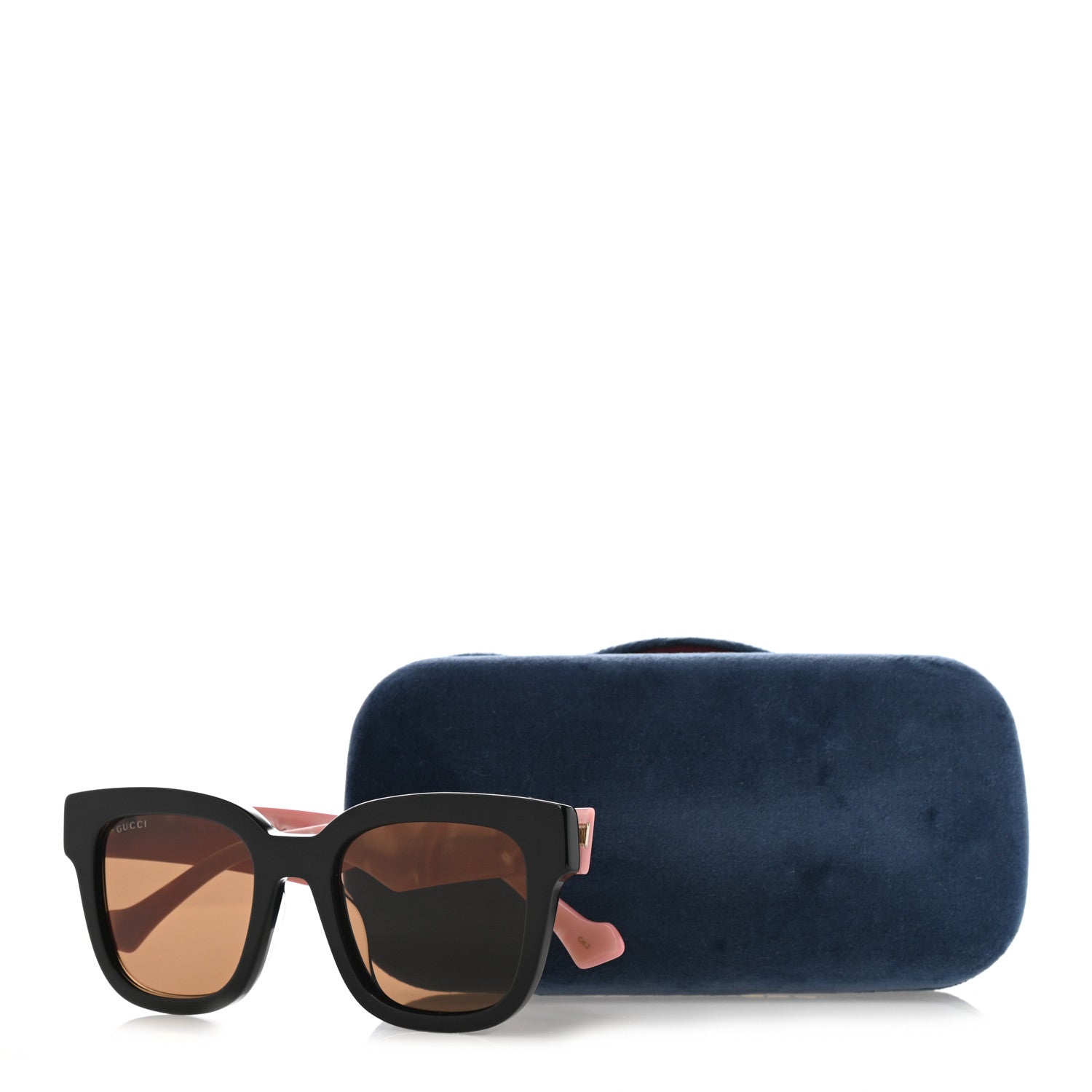 Gucci Rectangle 52mm Frame Sunglasses GG0998/S Black Pink 8 of 8