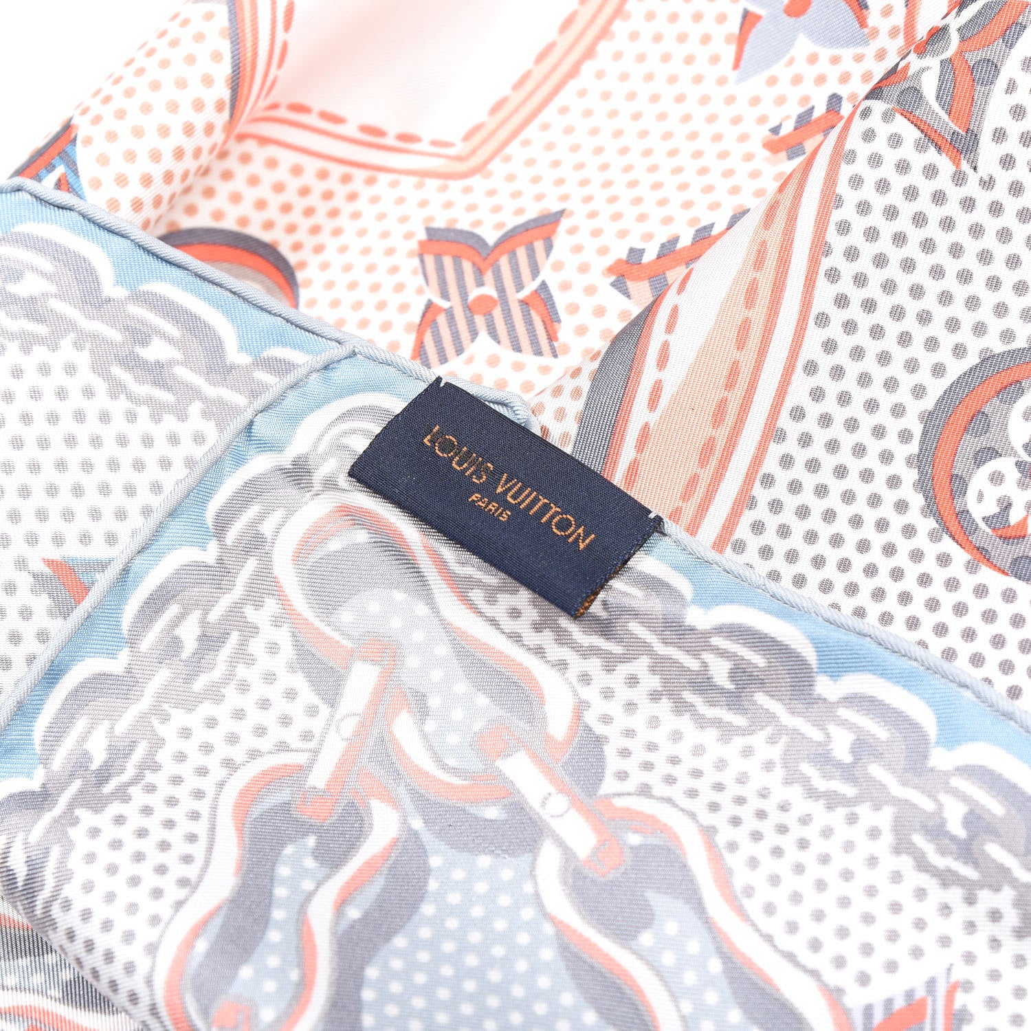 Louis Vuitton Silk Pop Monogram Scarf Blush Clair 3 of 3