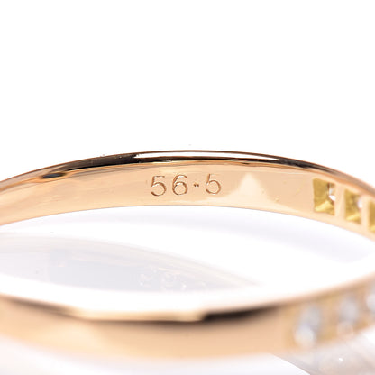 Cartier 18K Yellow Gold Blue Sapphire Diamond Ring 57 8 7 of 7