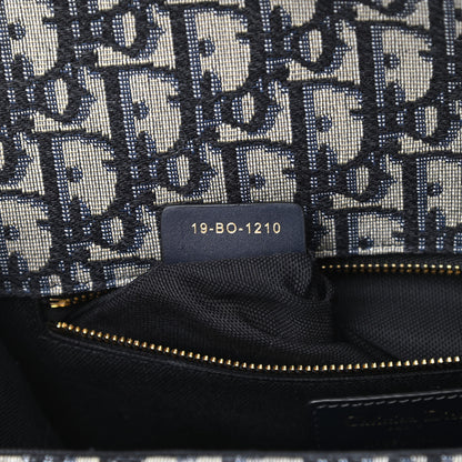 Christian Dior Oblique 30 Montaigne Flap Bag Blue 7 of 10