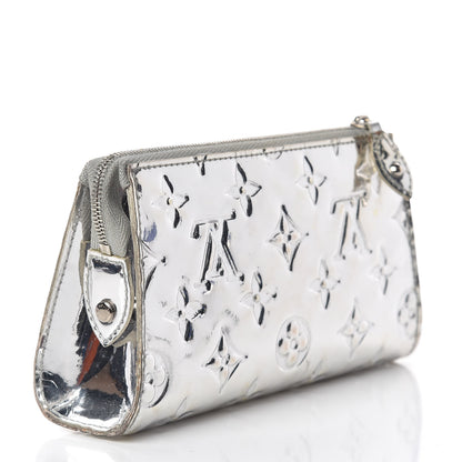 Louis Vuitton Monogram Miroir Trousse Cosmetic Bag Silver 3 of 14