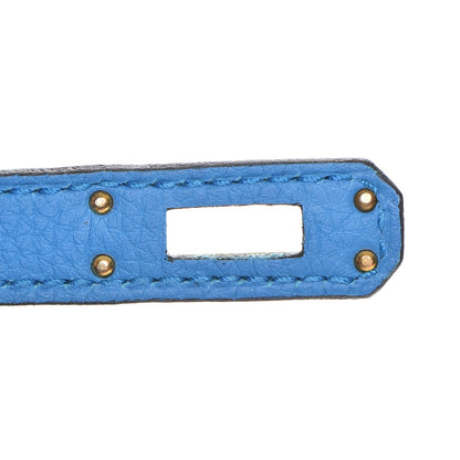 Hermes Togo Kelly Retourne 25 Bleu Zanzibar 18 of 30