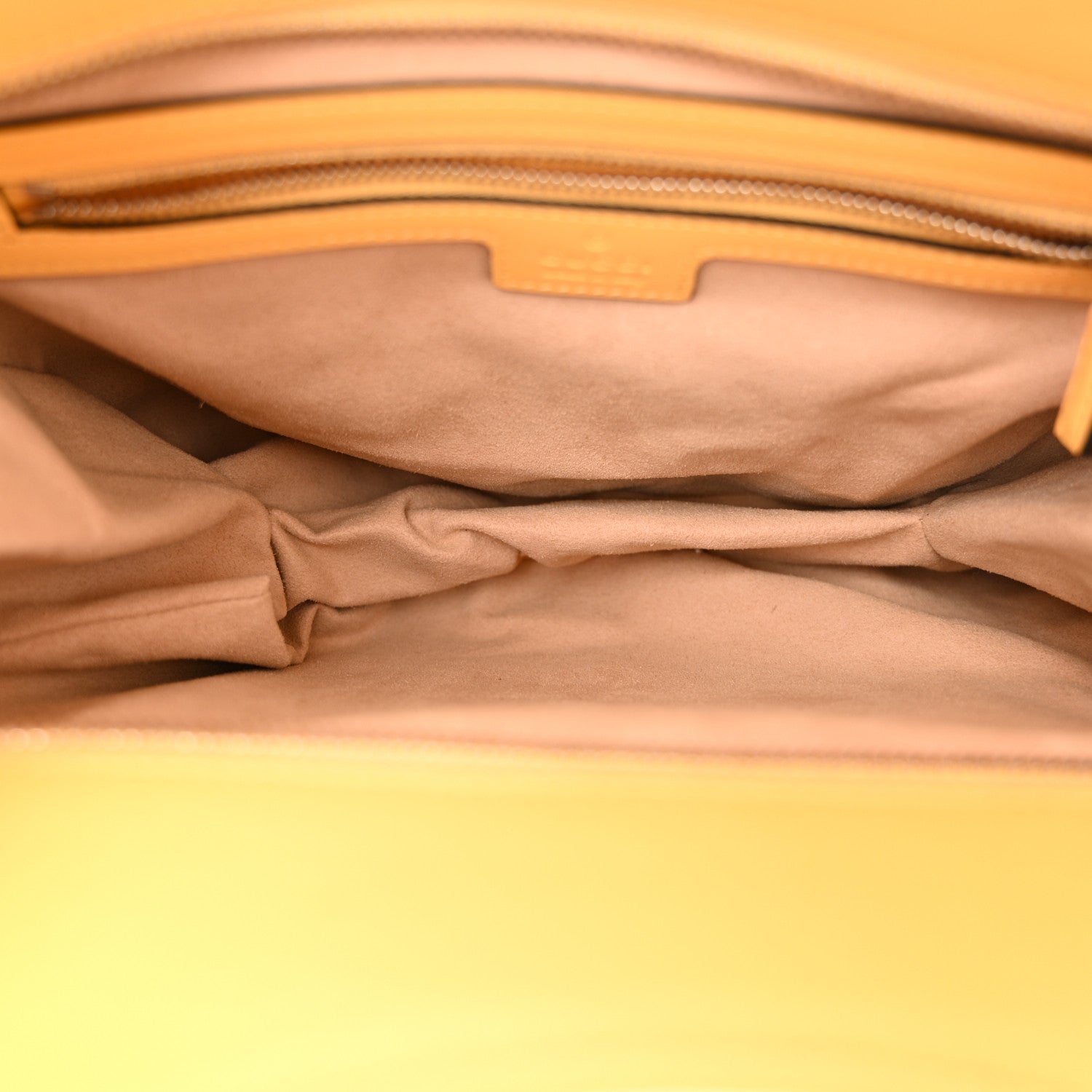 Gucci Senna Calfskin Petite GG Small Tote Bag Sunny Yellow 5 of 11