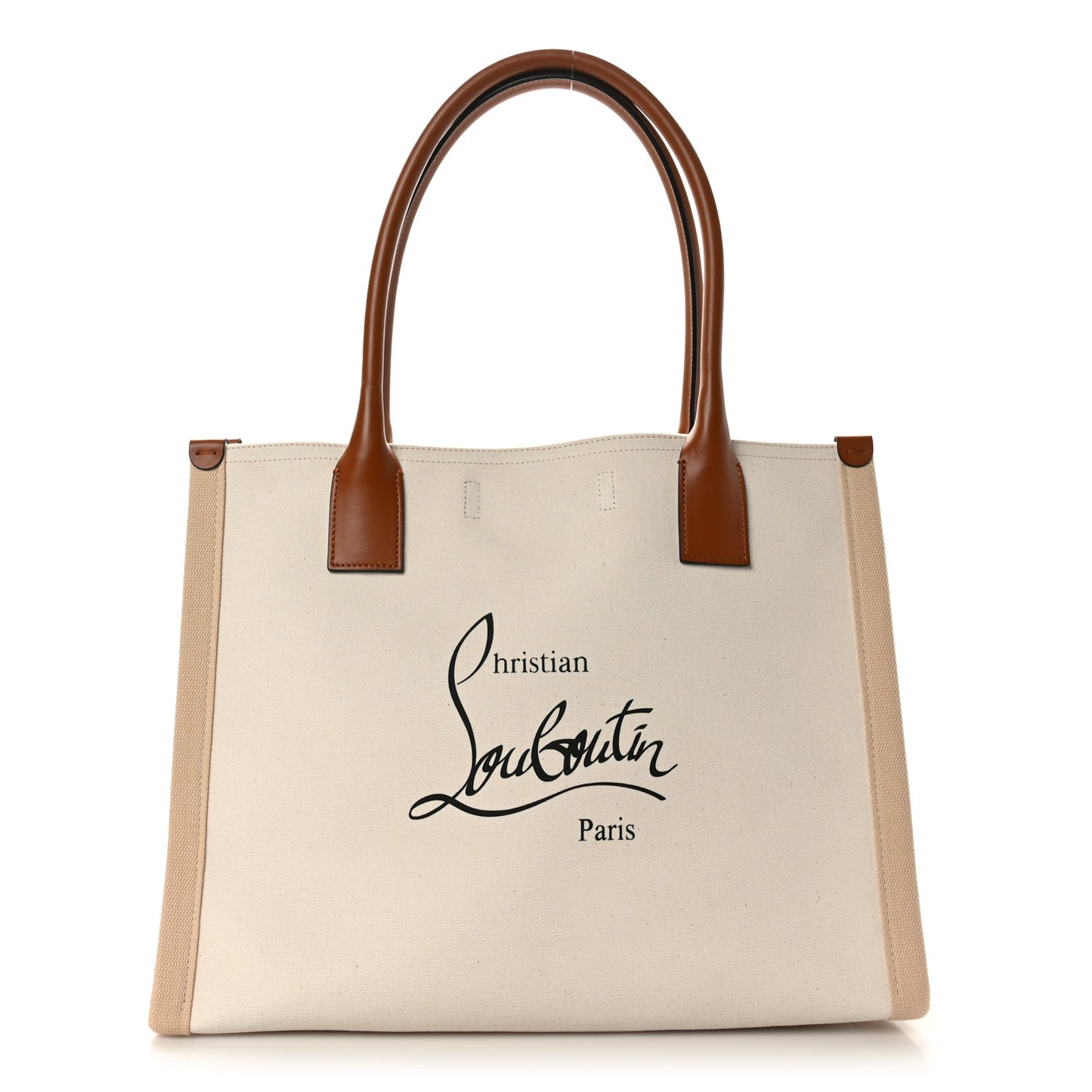 Canvas Nastroloubi Tote Natural Black