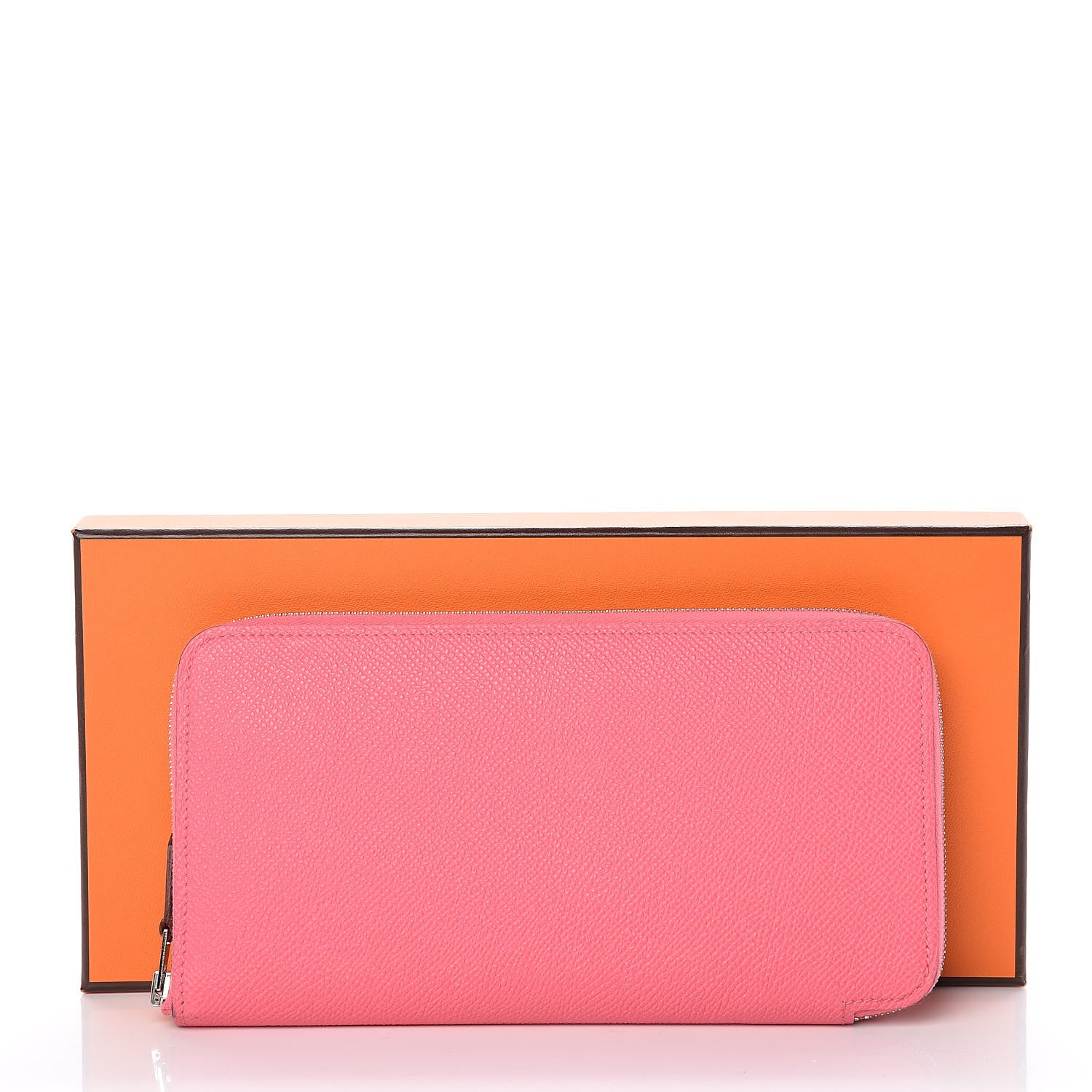 Hermes Epsom Silk'In Wallet Rose Azalee 8 of 8