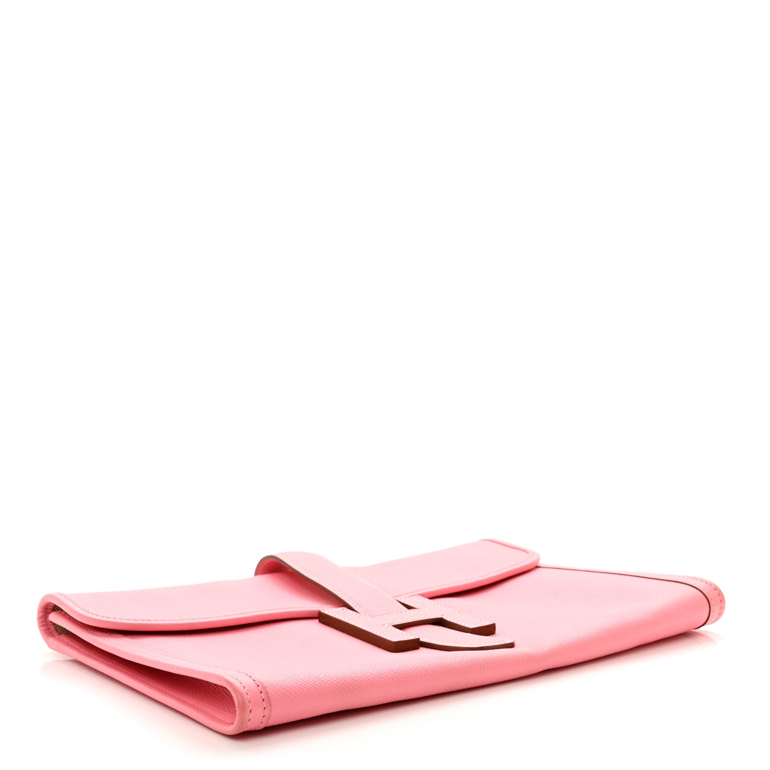 Hermes Epsom Jige PM Clutch Rose Confetti 4 of 8
