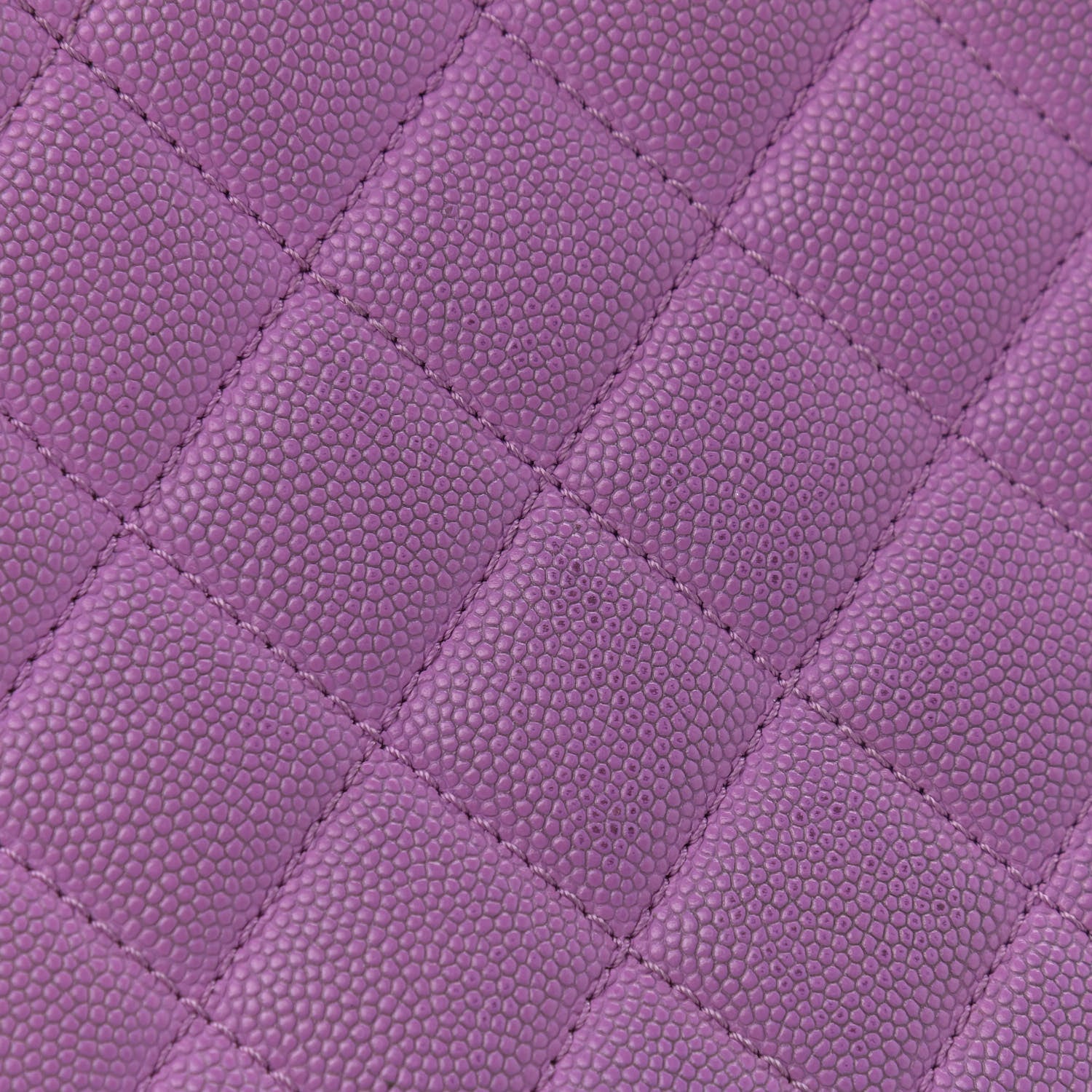 Chanel Caviar Quilted Medium CC Filigree Vanity Case Purple 12 of 16