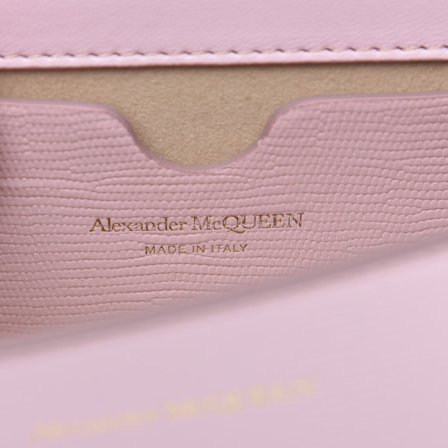 Lizard Embossed Calfskin Knuckle Crossbody