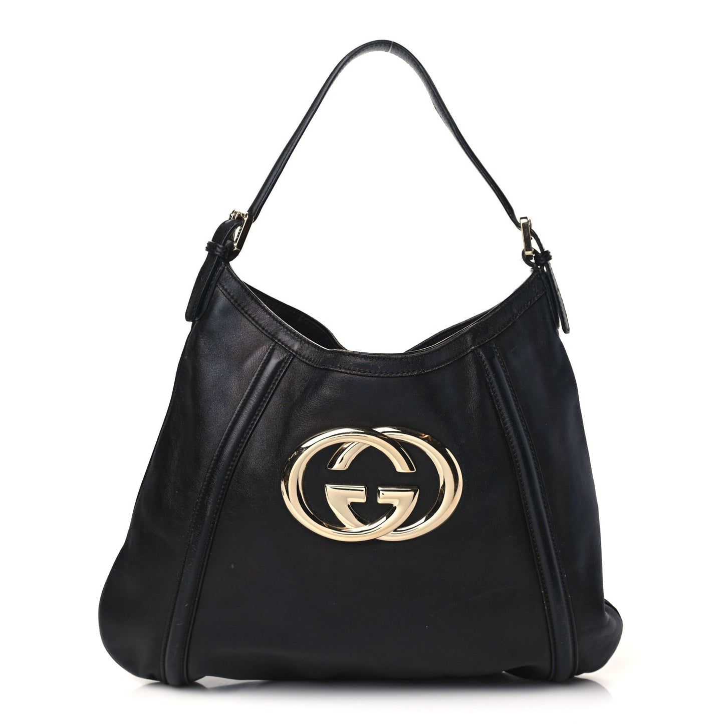 Calfskin Medium Britt Hobo Black