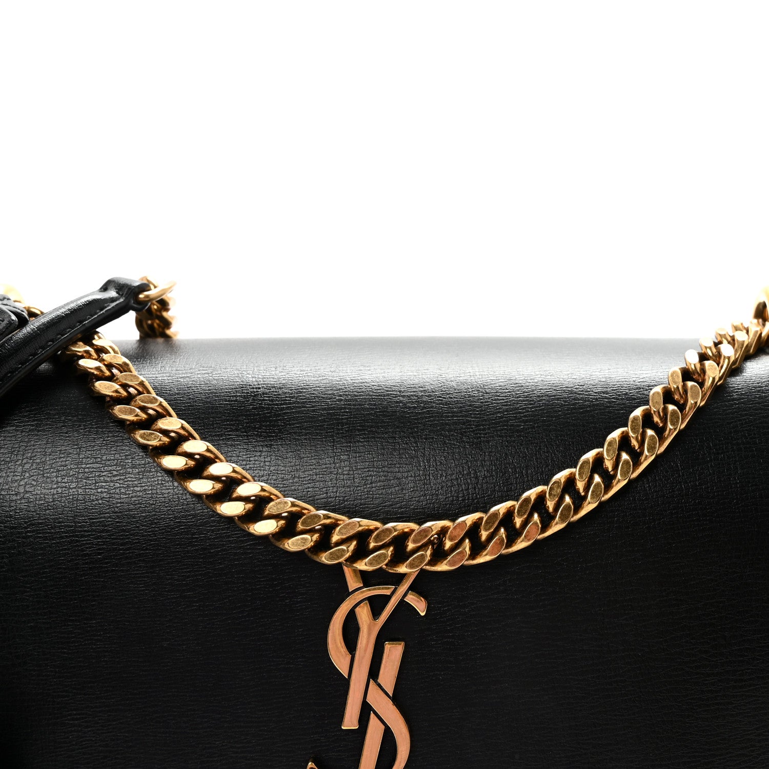 Saint Laurent Calfskin Medium Monogram Sunset Black 1846388