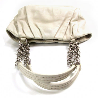 Prada Leather Pleated Shoulder Bag 6 of 11
